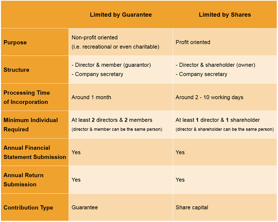 Company Limited By Guarantee Types Of Companies Limited By Guarantee 